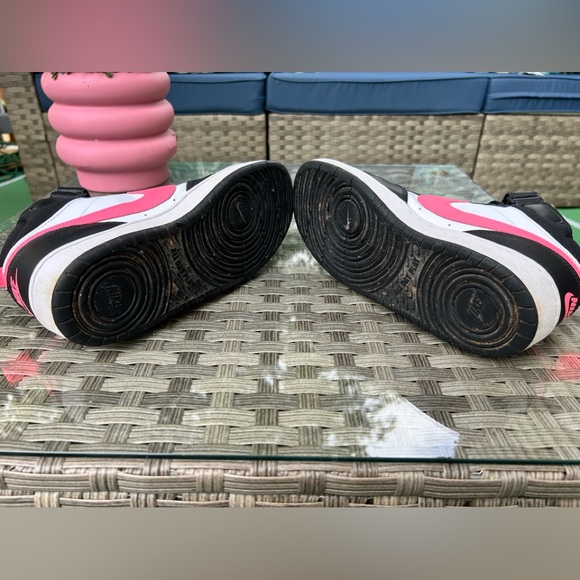 Nike Court Borough Mid 2 Black Pink Youth 7Y - Picture 6 of 7